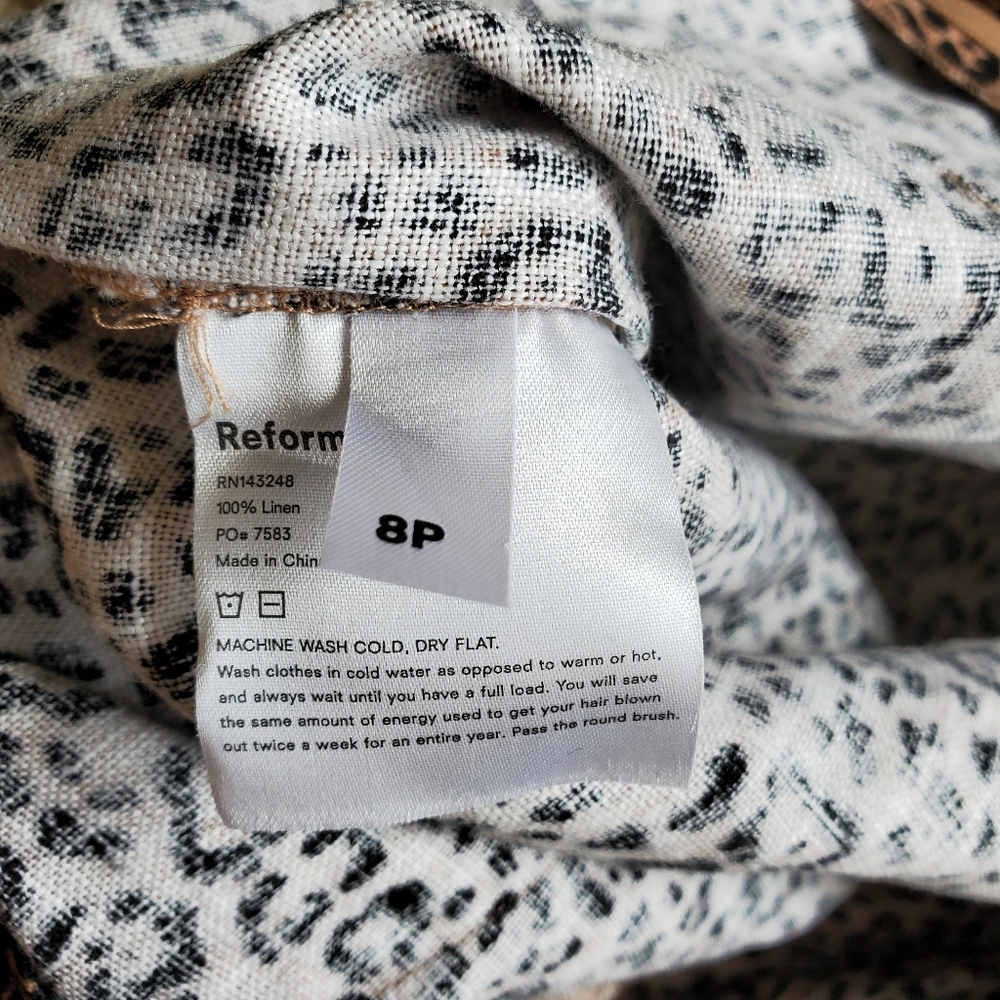 Reformation Jackie Bengal Print Wide Leg Pants - Picture 5 of 6